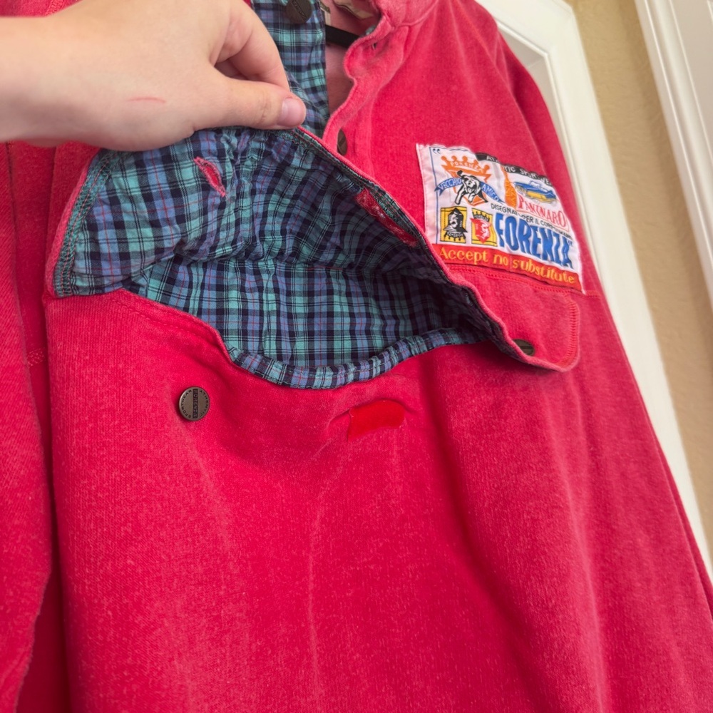 Forenza Authentic Sportswear Pink Vintage Pullover Sweatshirt with Patch - Picture 3 of 6